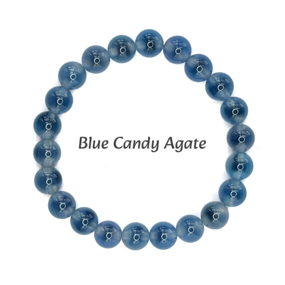 Blue candy agate