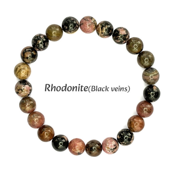 Rhodonite(Black veins) bracelets