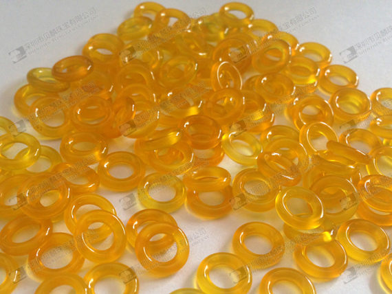 Yellow agate rings for fishing rod guides黄玛瑙鱼竿导眼内圈 (12)