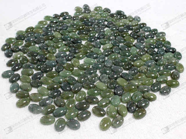 Moss Agate Cabochons 20x15mm