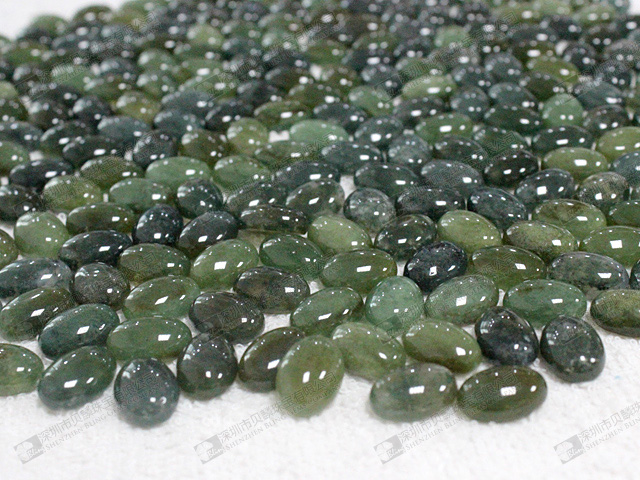 Moss Agate Cabochons 20x15mm