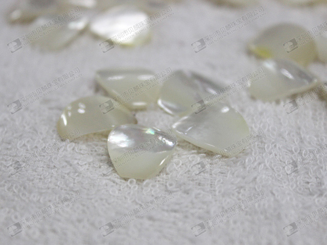 Mother of pearl petals for jewelry making 15x20mm 白貝