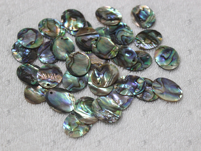 17x21mm Natural abalone shell discs,oval shaped discs wholesale 鮑魚貝旦形薄片