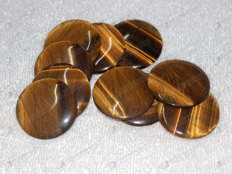 Natural tiger eye stone dome cabochons 虎眼石