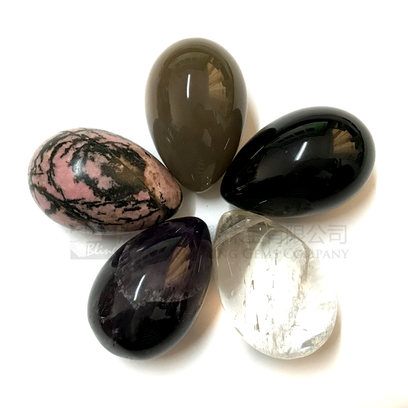 Gemstone yoni eggs