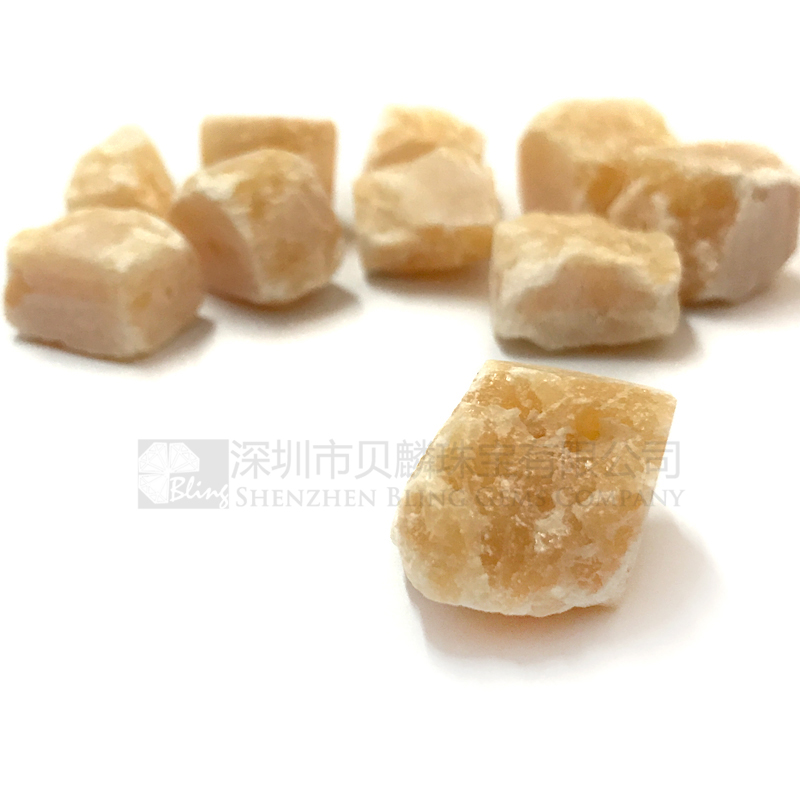 7-9g medium size yellow jade tumbled stones wholesale