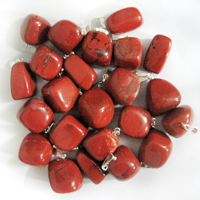 Red jasper tumbled gemstones