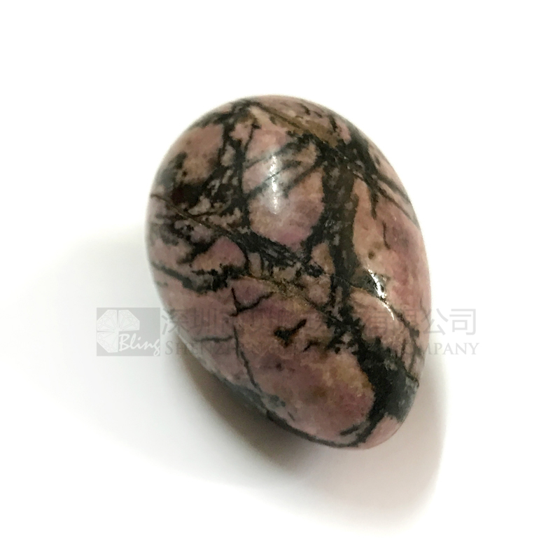 Rhodonite stone yoni egg,yoni healing stone egg wholesale