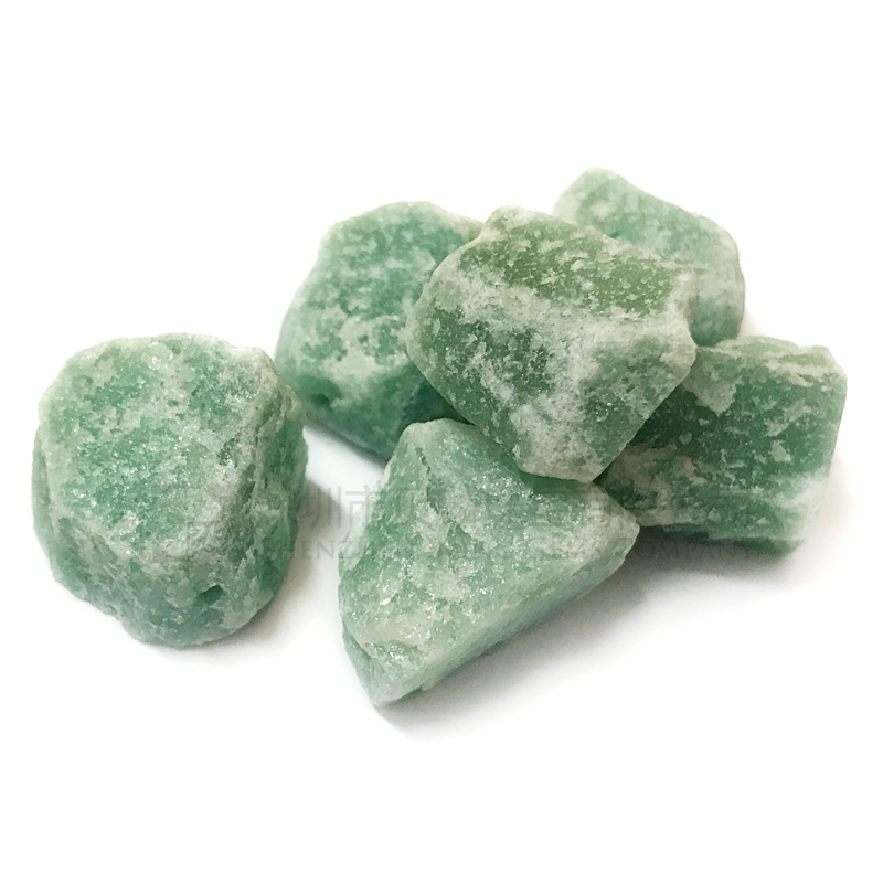 Rough gemstone tumbled,green aventurine tumbled stones