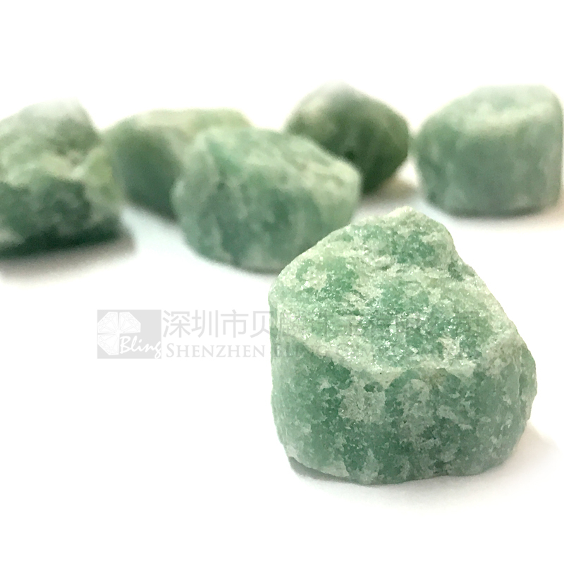 Rough gemstone tumbled,green aventurine tumbled stones