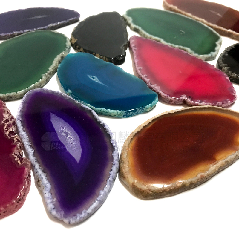 Agate slices for wedding decoration,agate slices place cards