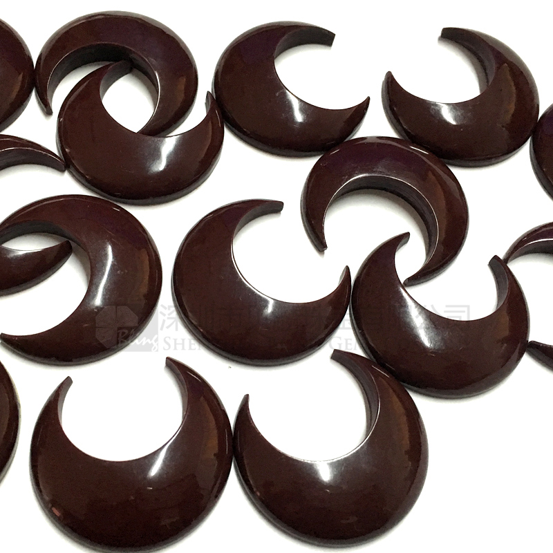 Imitation stone pendants,crescent pendants