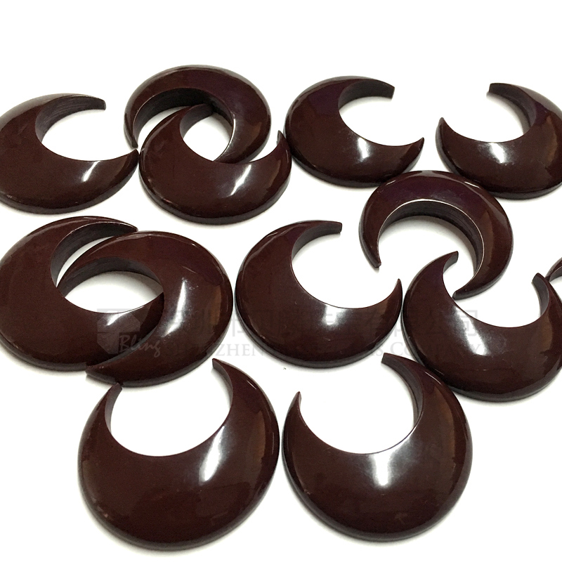 Imitation stone pendants,crescent pendants