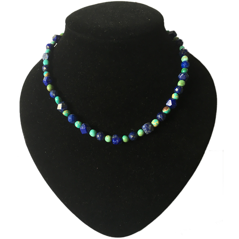 Lapis lazuli and turquoise necklace