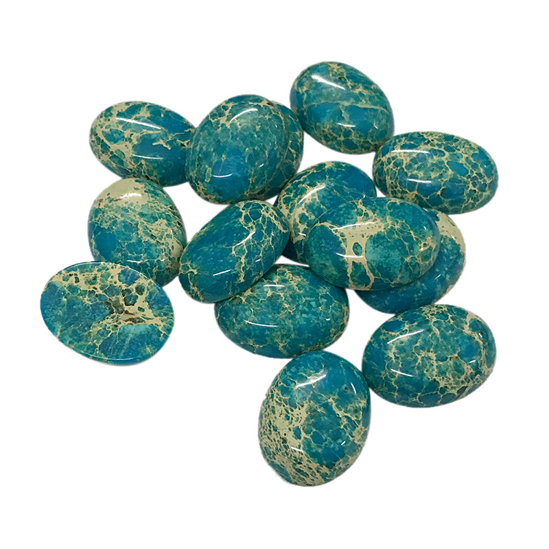 Stabilized turquoise cabochons