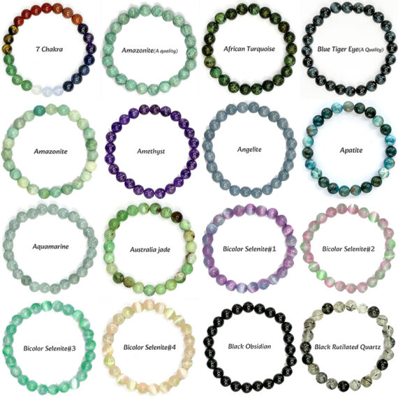 Healing Crystal bracelets for women and men-1