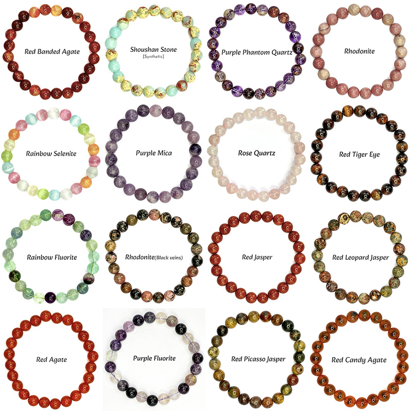 7.5inches/19cm Authentic Gemstone Bracelets for Women